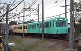 日永駅から南日永駅に向かう列車を撮影。<br />
